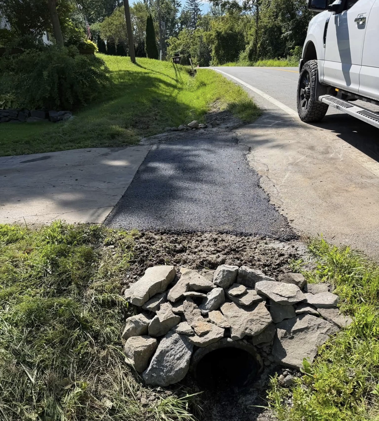 Culvert replacement and pavement work by D&D Groundworks